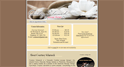 Desktop Screenshot of courtneyscharneckmassage.com